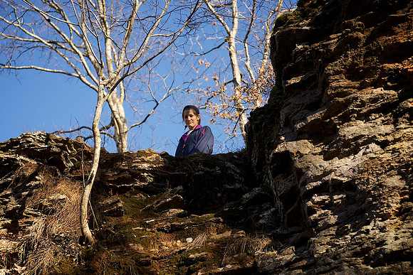 Katie on the ridge