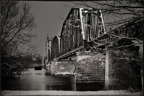 Railroad Bridge over Arkansas River, Van Buren, AR