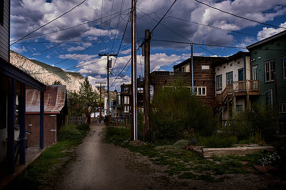 Alley in Crested Butte, CO
