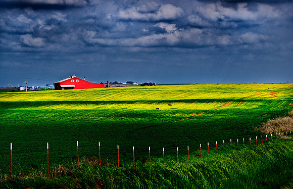 Red Barn near Weatherford, OK