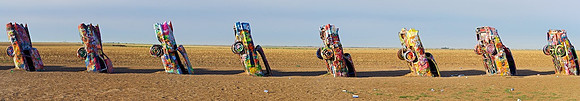 Cadillac Ranch Panorama