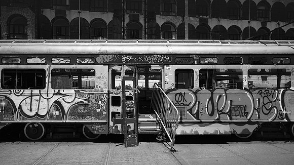 Streetcar, Red Hook, Brooklyn, New York
