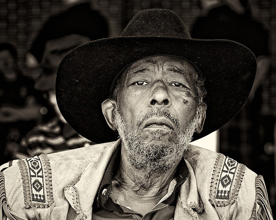 Chuck at the Bass Reeves Dedication - May 2012
